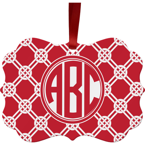 Celtic Knot Christmas Ornament (Front View)