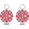 Celtic Knot Circle Keychain (Front + Back)