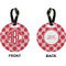 Celtic Knot Circle Luggage Tag (Front + Back)