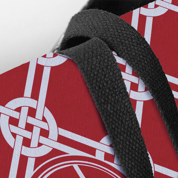 Celtic Knot Closeup of Tote w/Black Handles