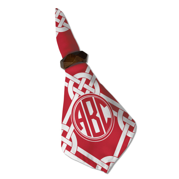 Celtic Knot Cloth Napkins - Personalized Dinner (Folded in Ring) (MAIN)