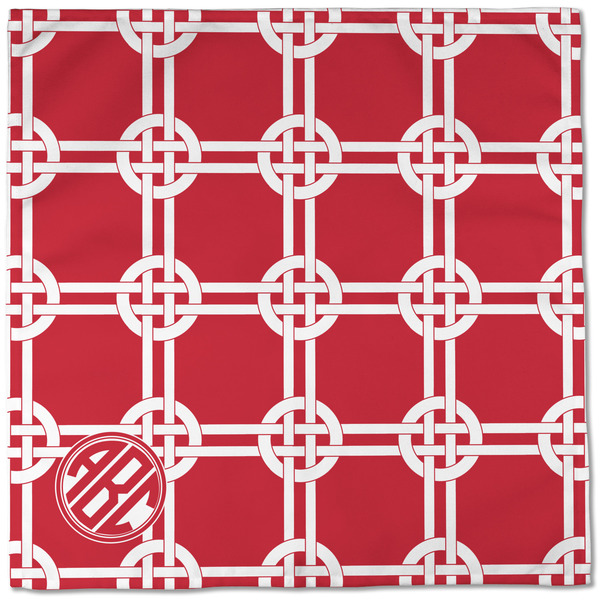 Celtic Knot Cloth Napkins - Personalized Dinner (Full Open)