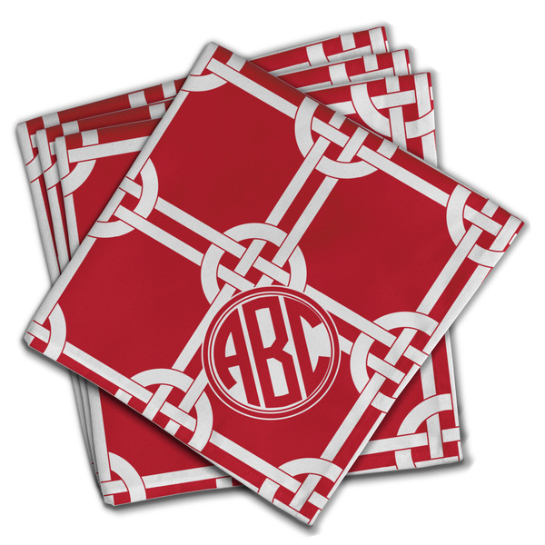 Celtic Knot Cloth Napkins - Personalized Dinner (PARENT MAIN Set of 4)