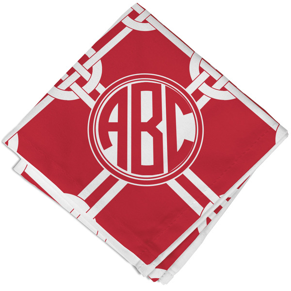 Celtic Knot Cloth Napkins - Personalized Lunch (Folded Four Corners)