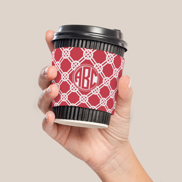 Celtic Knot Coffee Cup Sleeve - LIFESTYLE