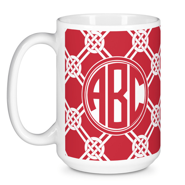 Celtic Knot Coffee Mug - 15 oz - White