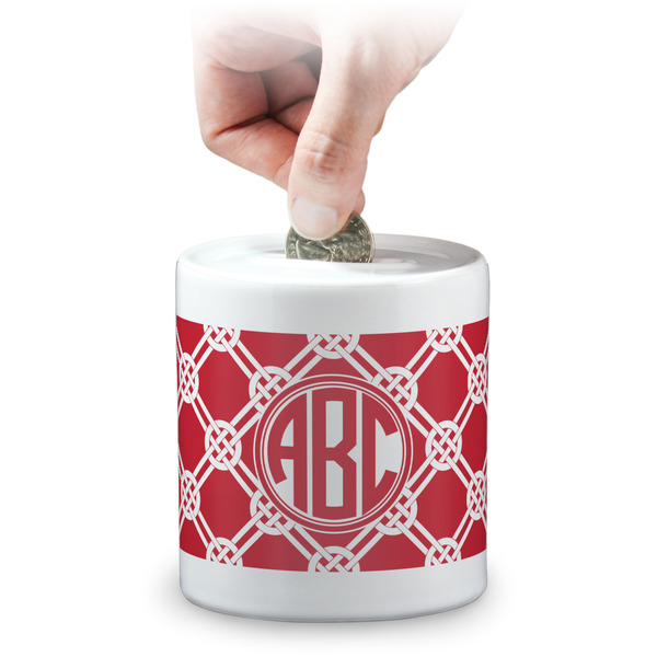 Custom Celtic Knot Coin Bank (Personalized)