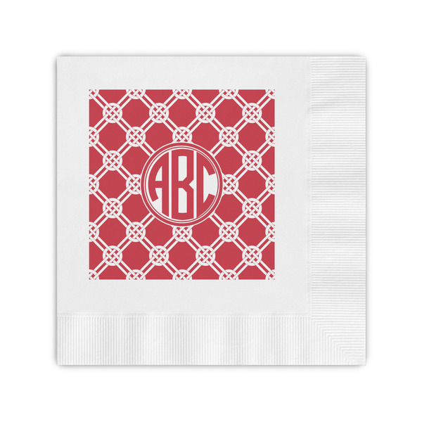 Custom Celtic Knot Coined Cocktail Napkins (Personalized)