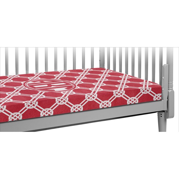 Custom Celtic Knot Crib Fitted Sheet (Personalized)