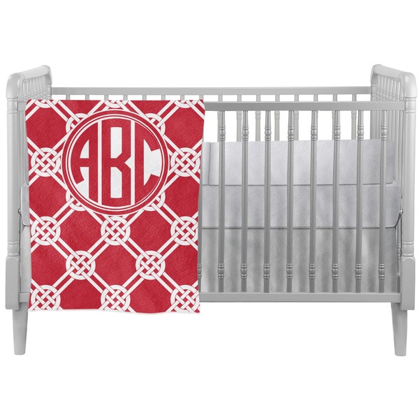 Custom Celtic Knot Crib Comforter / Quilt (Personalized)