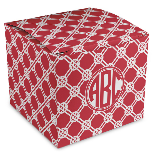 Custom Celtic Knot Cube Favor Gift Boxes (Personalized)