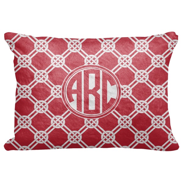 Custom Celtic Knot Decorative Baby Pillowcase - 16"x12" (Personalized)