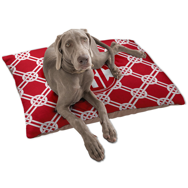 Celtic Knot Dog Bed - Large LIFESTYLE