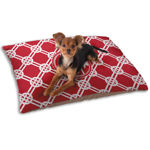 Celtic Knot Dog Bed - Small LIFESTYLE