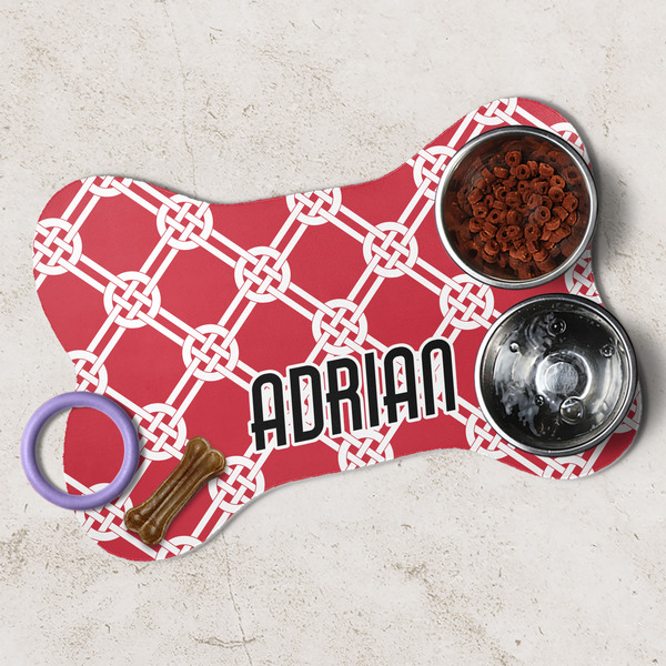 Celtic Knot Dog Bone Shaped Mat Lifestyle