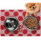 Celtic Knot Dog Food Mat - Small w/ Monogram
