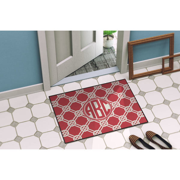 Celtic Knot Door Mat Lifestyle