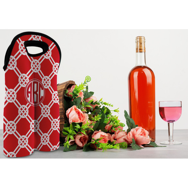 Celtic Knot Double Wine Tote - LIFESTYLE (new)
