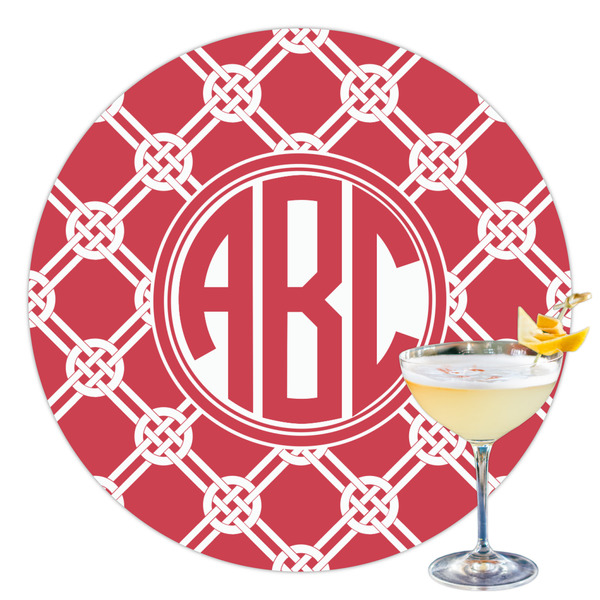 Custom Celtic Knot Printed Drink Topper - 3.5" (Personalized)