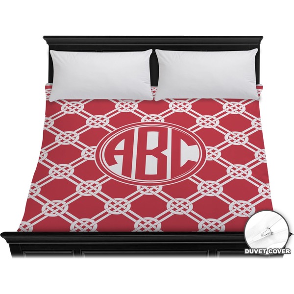 Custom Celtic Knot Duvet Cover - King (Personalized)