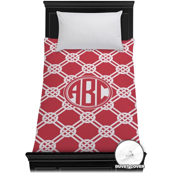 Custom Celtic Knot Duvet Cover - Twin (Personalized)