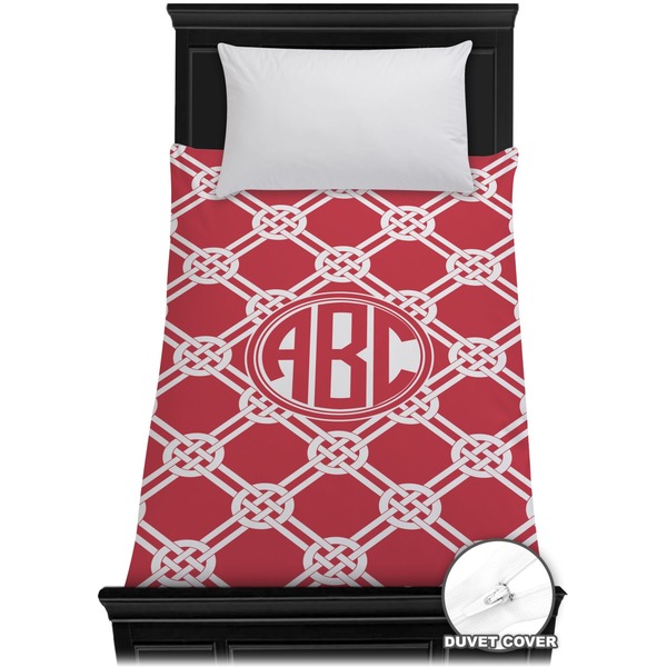 Custom Celtic Knot Duvet Cover - Twin (Personalized)