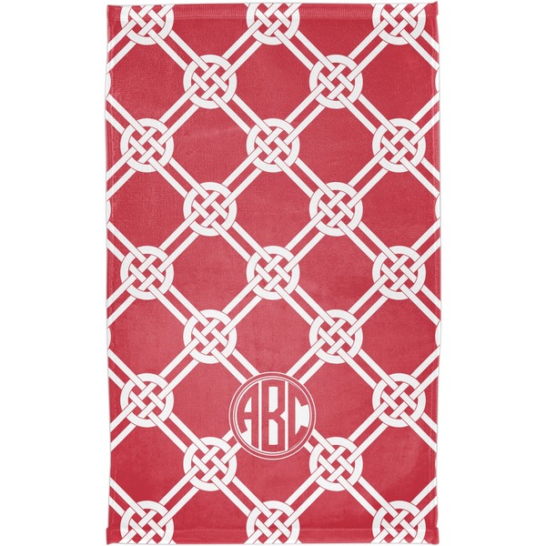 Celtic Knot Finger Tip Towel - Full View