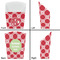 Celtic Knot French Fry Favor Box - Front & Back View