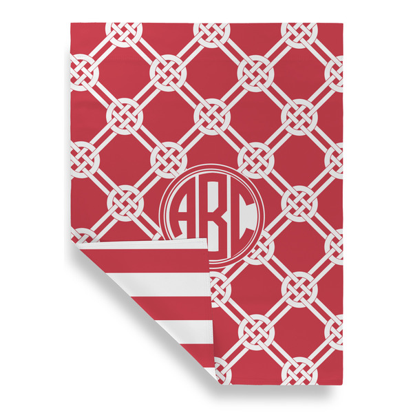 Celtic Knot Garden Flags - Large - Double Sided - FRONT FOLDED