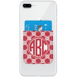 Celtic Knot Genuine Leather Adhesive Phone Wallet (Personalized)