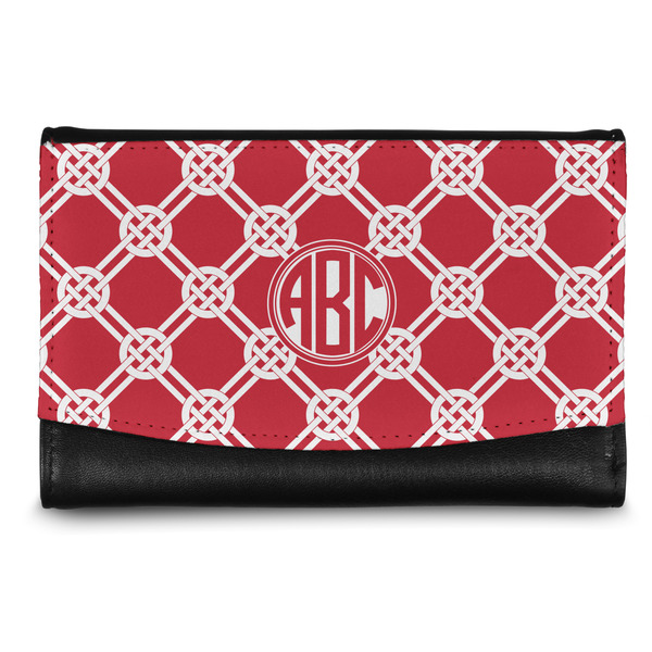 Custom Celtic Knot Genuine Leather Women's Wallet - Small (Personalized)