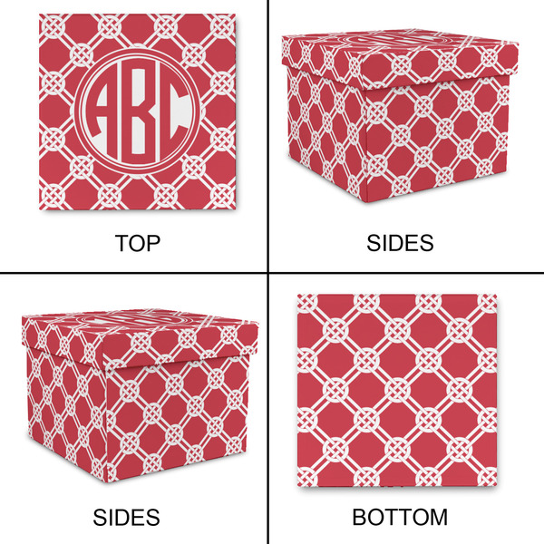 Celtic Knot Gift Boxes with Lid - Canvas Wrapped - Small - Approval