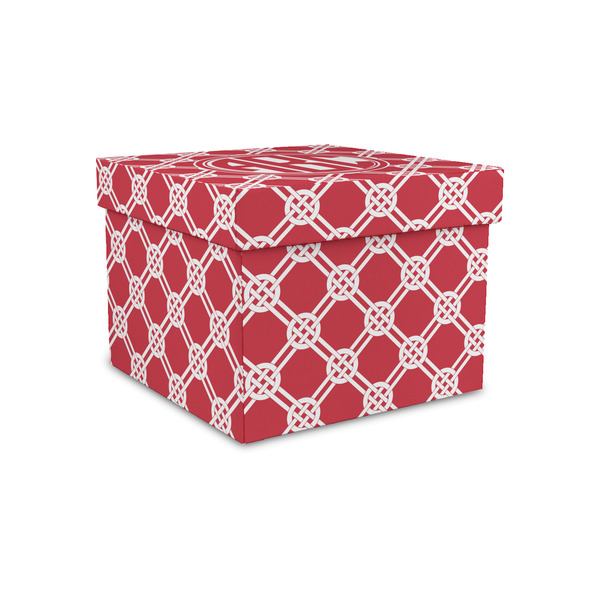 Custom Celtic Knot Gift Box with Lid - Canvas Wrapped - Small (Personalized)