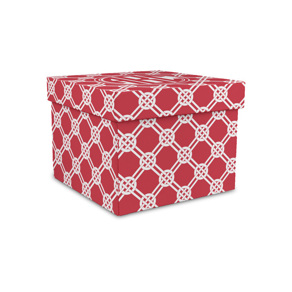 Celtic Knot Gift Boxes with Lid - Canvas Wrapped - Small - Front/Main
