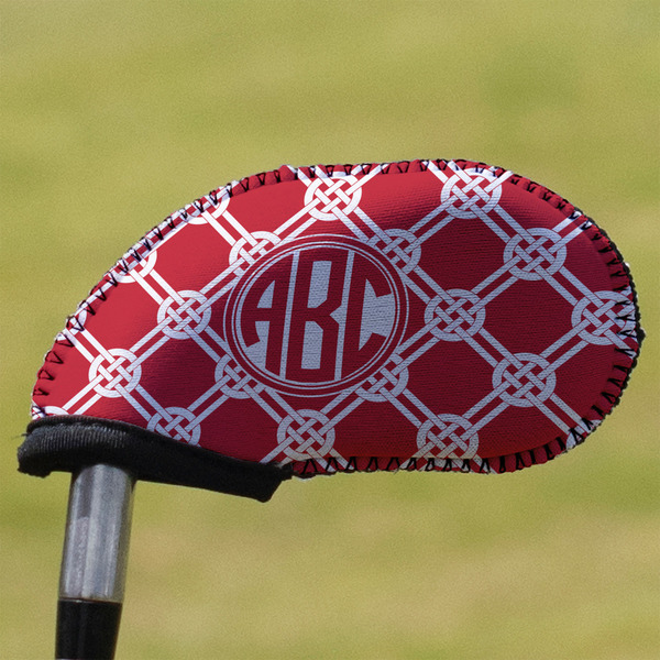 Custom Celtic Knot Golf Club Iron Cover (Personalized)