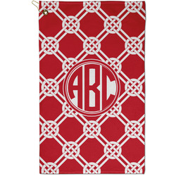 Celtic Knot Golf Towel - Poly-Cotton Blend - Small w/ Monograms