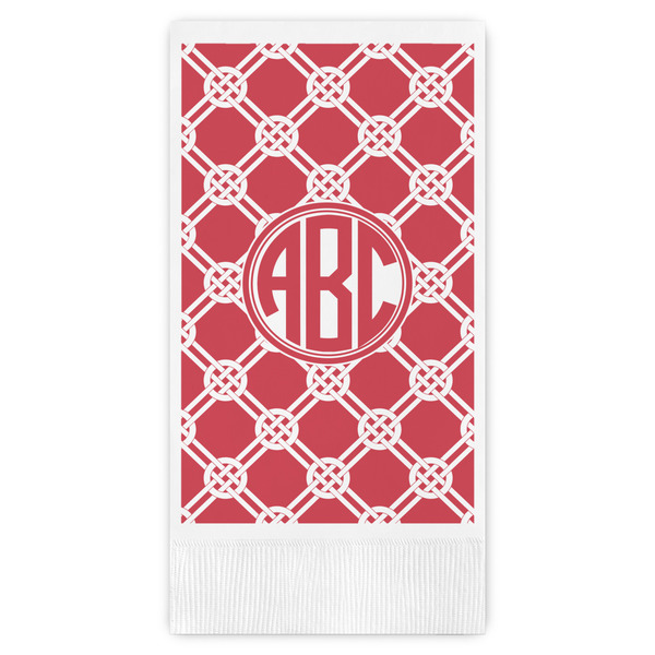 Custom Celtic Knot Guest Napkins - Full Color - Embossed Edge (Personalized)