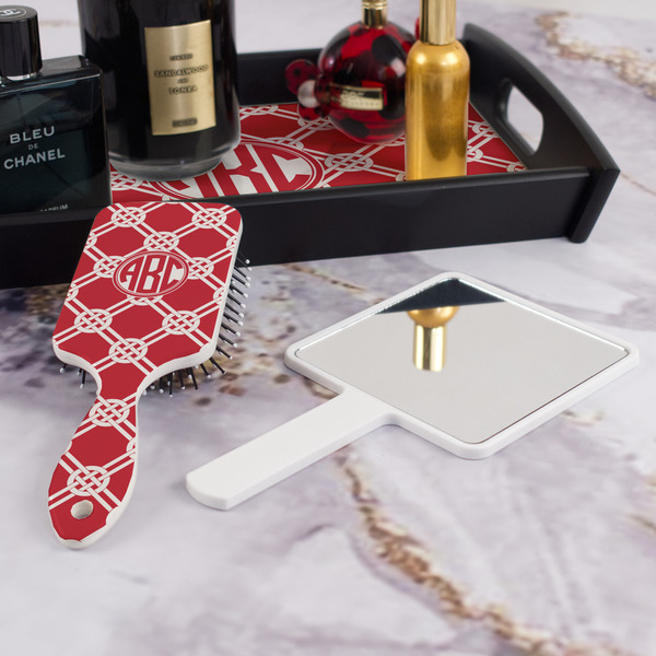 Celtic Knot Hair Brush - With Hand Mirror