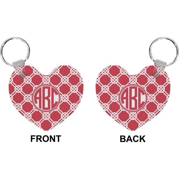 Celtic Knot Heart Keychain (Front + Back)