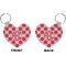 Celtic Knot Heart Keychain (Front + Back)