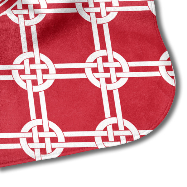 Celtic Knot Hooded Baby Towel- Detail Corner