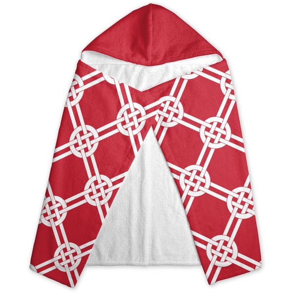 Celtic Knot Hooded Towel - Folded