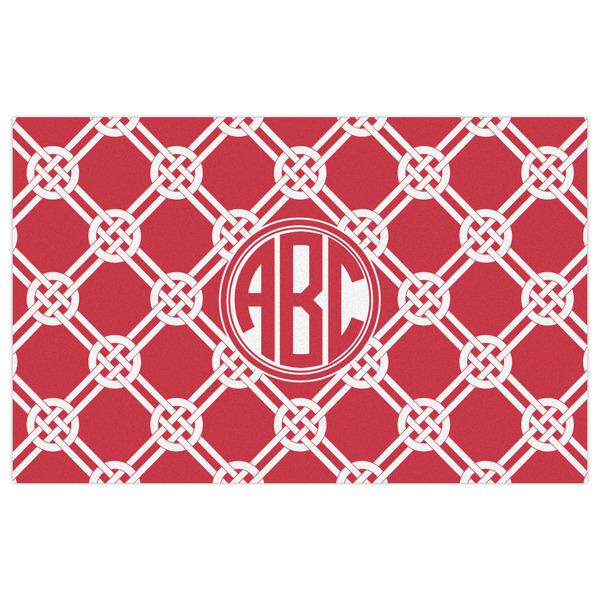 Celtic Knot Indoor / Outdoor Rug - 5'x8' - Front Flat