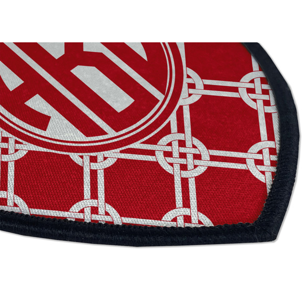 Celtic Knot Iron on Shield 3 Detail