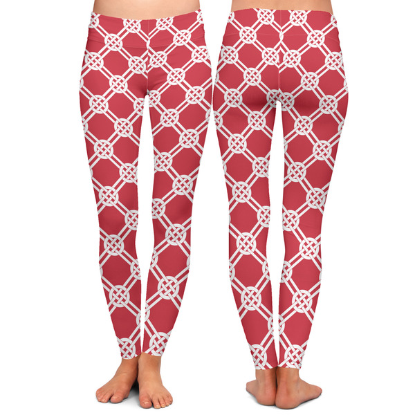Celtic Knot Ladies Leggings - Front and Back