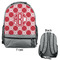 Celtic Knot Large Backpack - Gray - Front & Back View