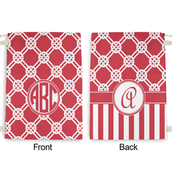 Celtic Knot Large Laundry Bag - Front & Back View