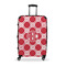 Celtic Knot Suitcase - 28" Large - Checked w/ Monogram
