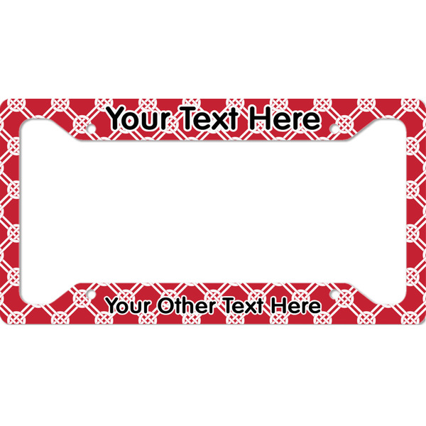 Custom Celtic Knot License Plate Frame - Style A (Personalized)