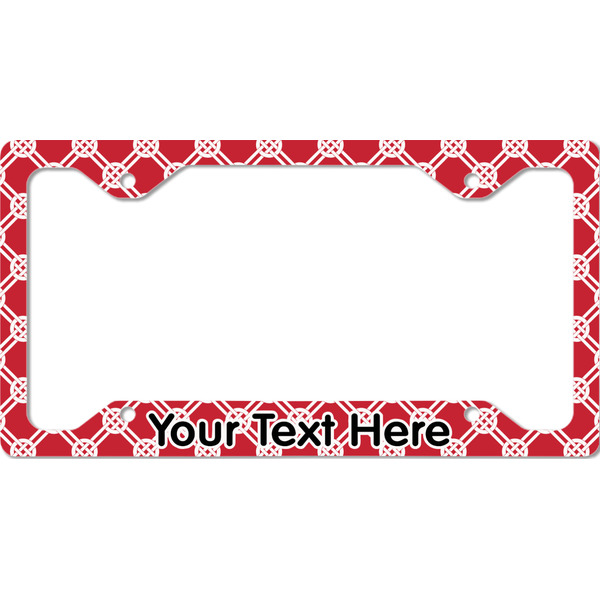 Custom Celtic Knot License Plate Frame - Style C (Personalized)